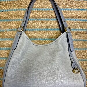 Coach Lori Gray Leather Shoulder Bag